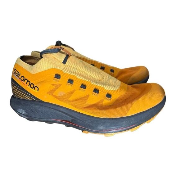 Salomon Pulsar Trail Pro Shoes Mens Size 12 Orange Quicklace Contagrip Running main image 5